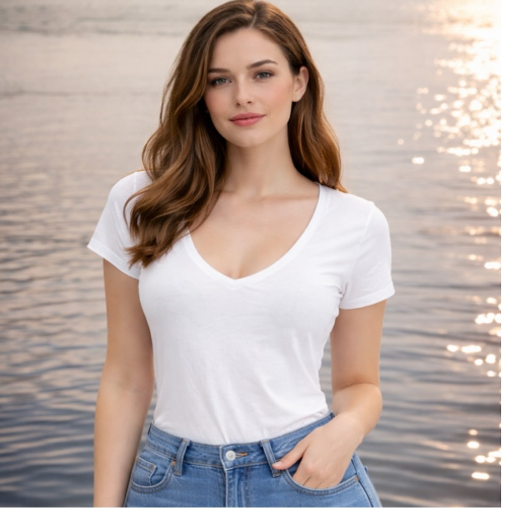 Universal Thread Women’s Fresh White Short Sleeve Bodysuit Size XS